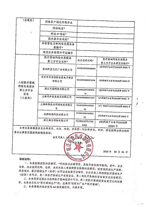 医疗器械网络销售备案公示(江苏施鑫医疗器械)